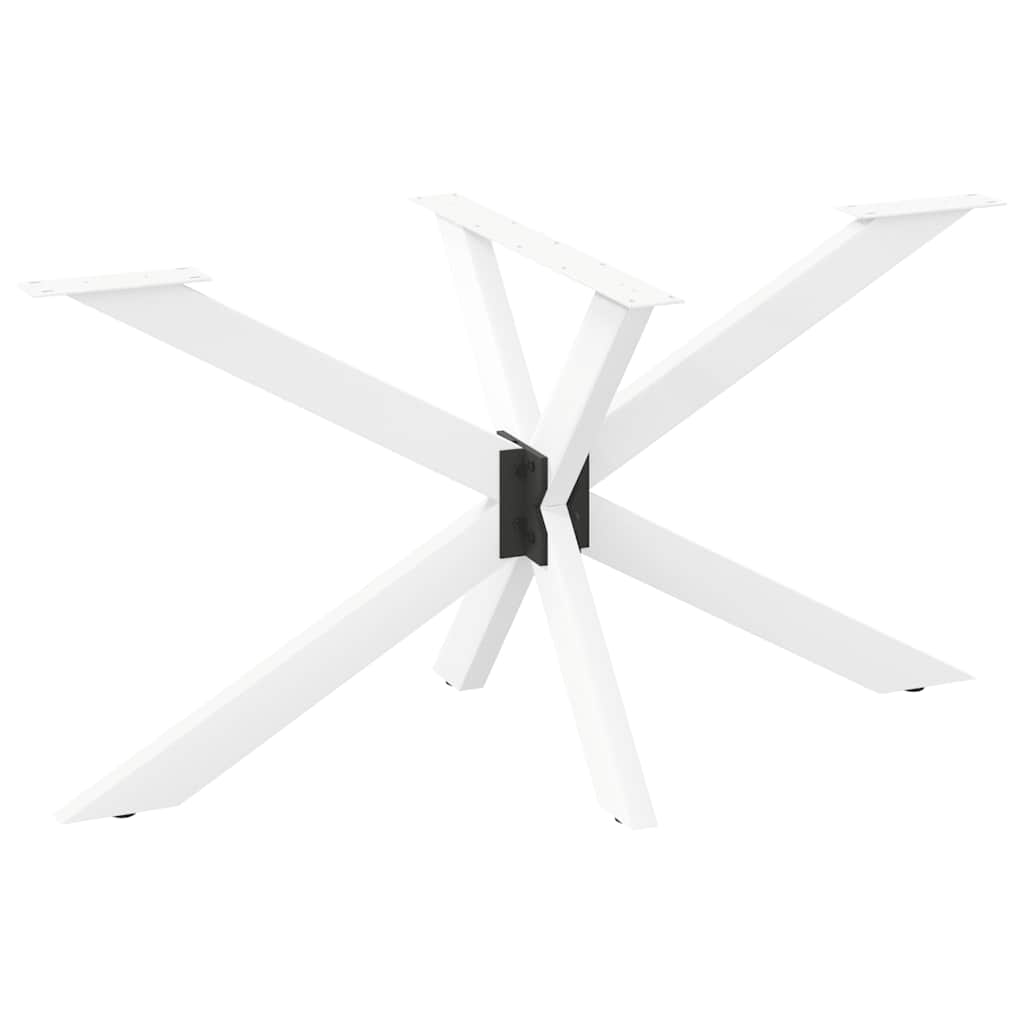 Couchtischbein in Spinnenform Naturstahl 98x58x(42-43) cm Stahl