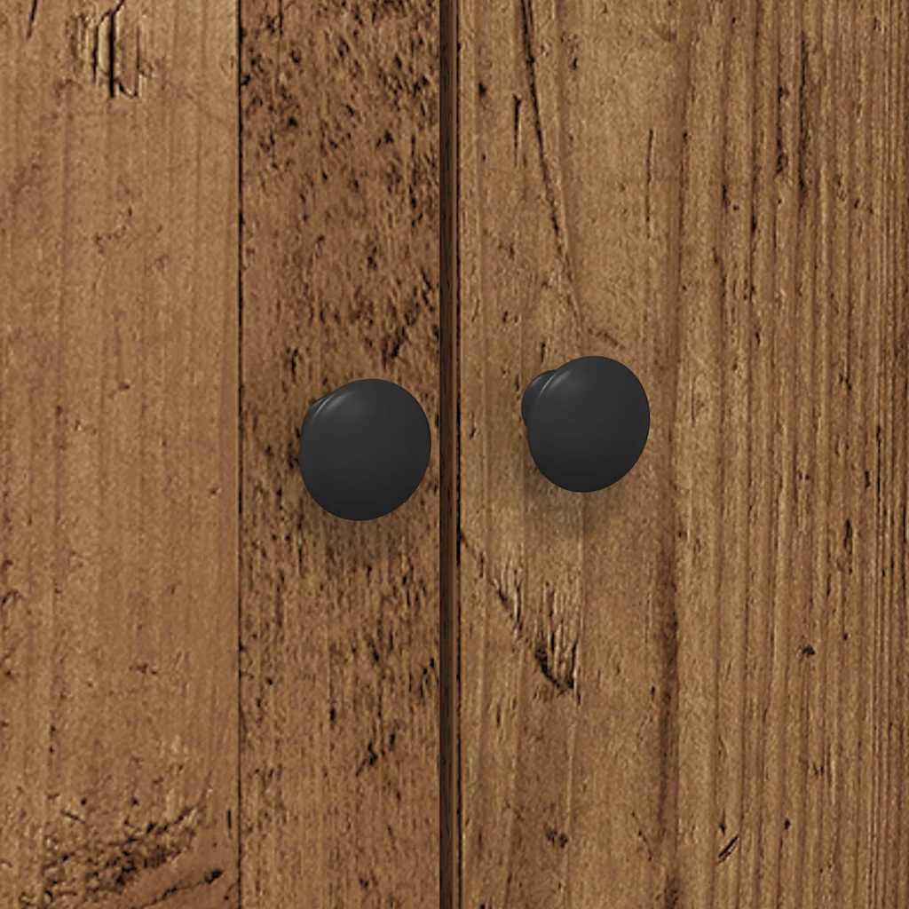 Küchenschrank Weiß 60x50x180 cm Holzwerkstoff