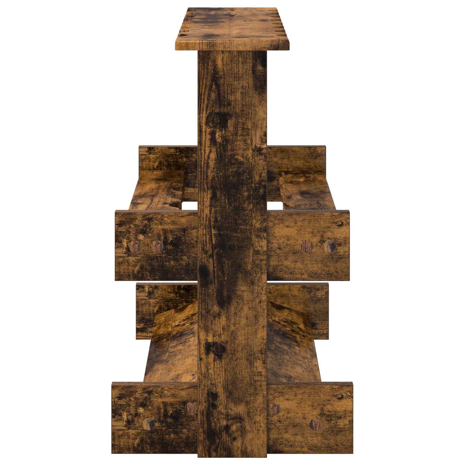 Billardqueue-Ständer Holzwerkstoff 60 x 35 x 60 cm Weiß