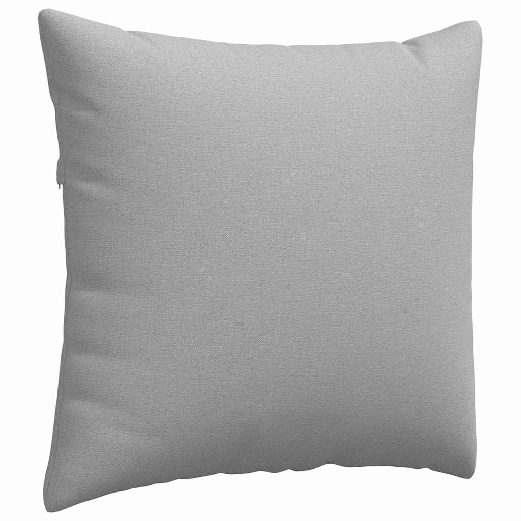 Sofakissen 2 pcs Hellgrau 50 x 30 cm Stoff