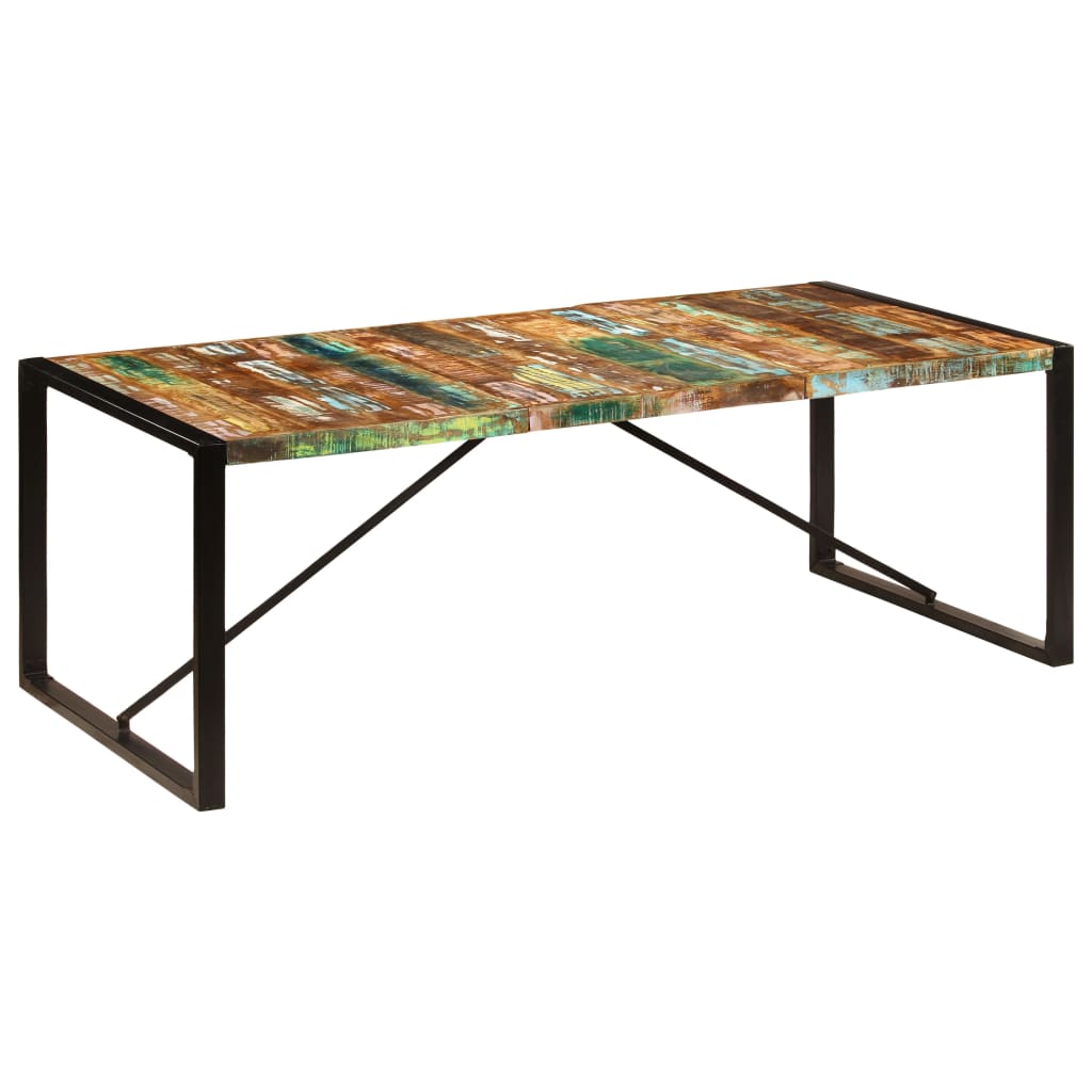 Esstisch 220x100x75 cm Massivholz Akazie