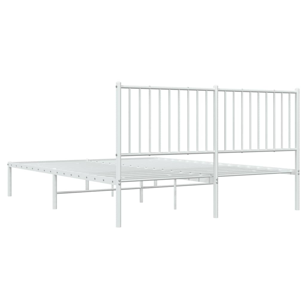 Bettgestell Metall Schwarz 75x190 cm