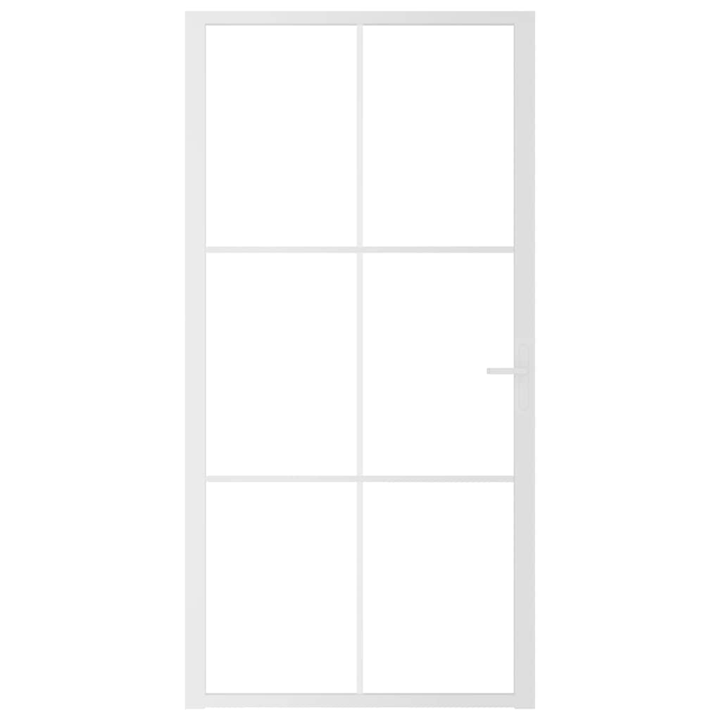 Innentür ESG Glas und Aluminium 76x201,5 cm Schwarz