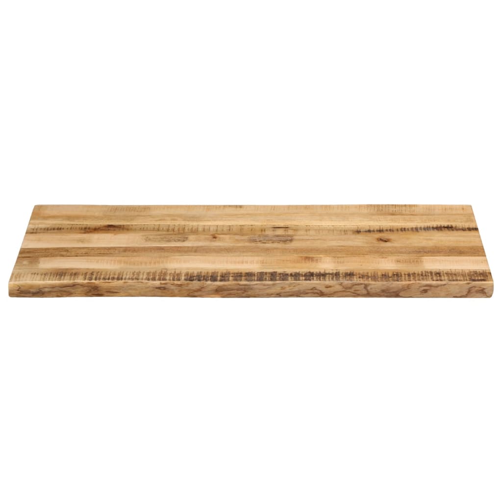 Tischplatte 40x40x2,5 cm Rechteckig Massivholz Akazie Baumkante