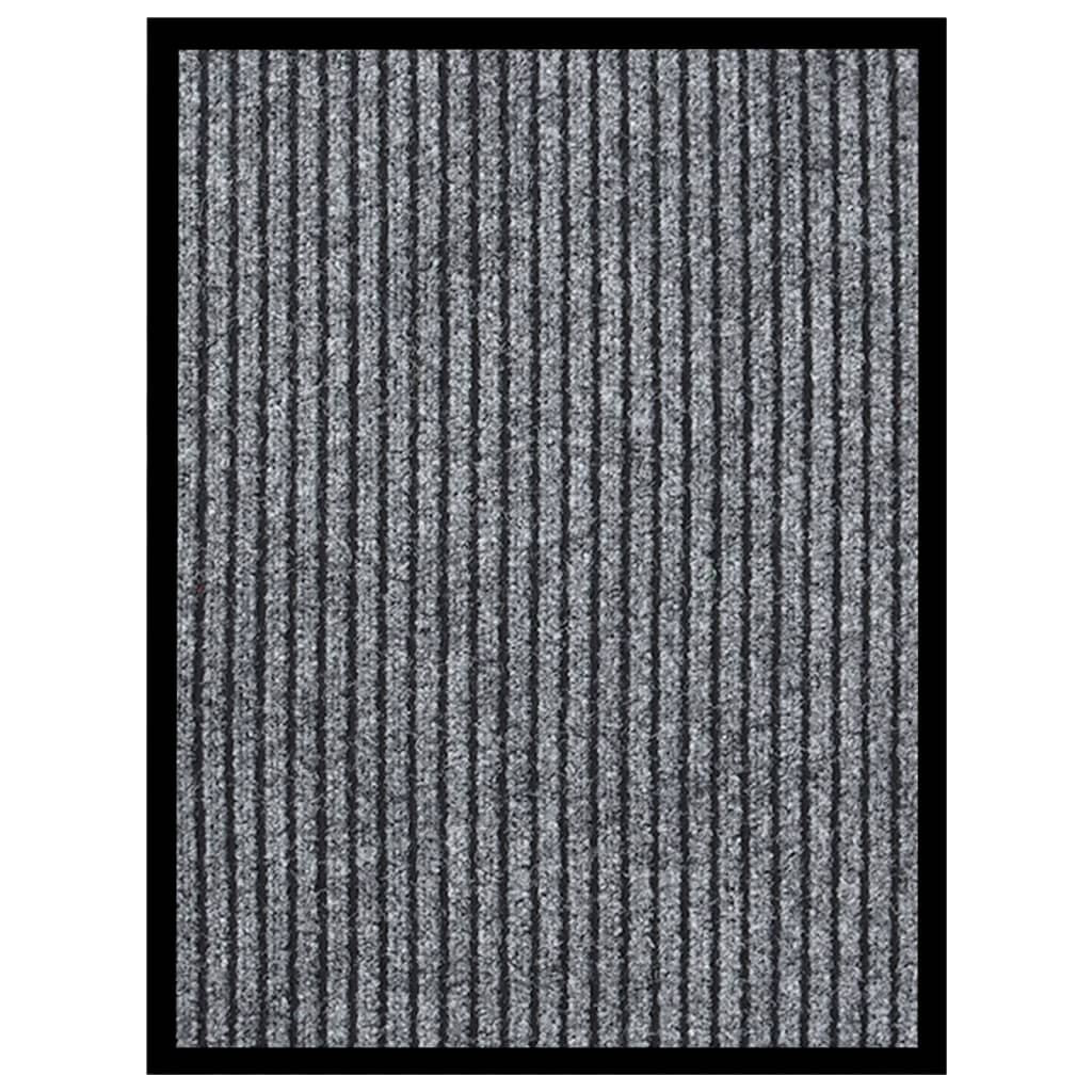 Fußmatte Gestreift Grau 60x80 cm