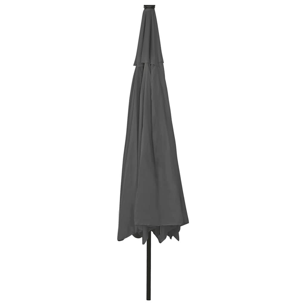Sonnenschirm mit LED-Beleuchtung 400 cm Sandweiß