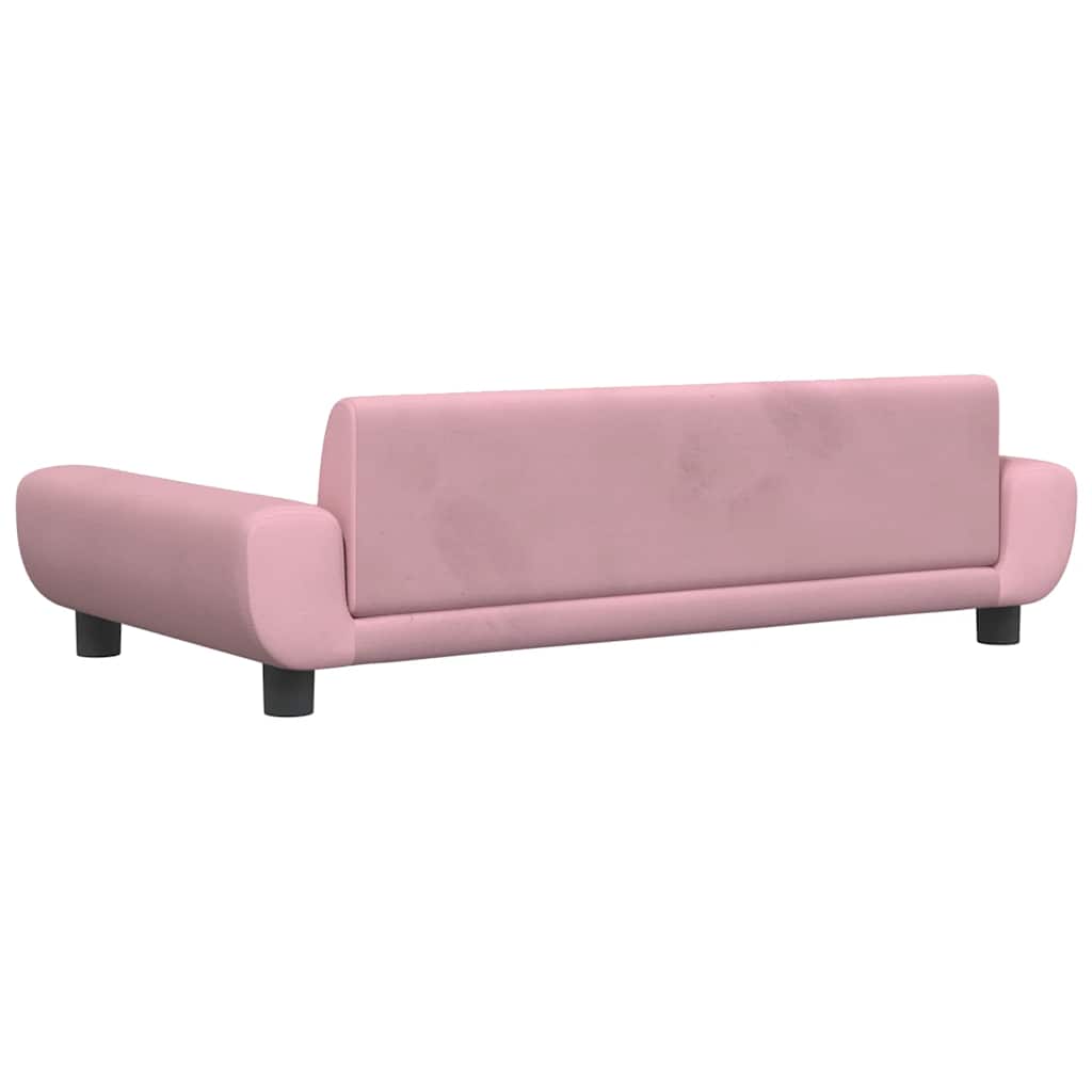 Hundebett Blau 100x54x33 cm Samt