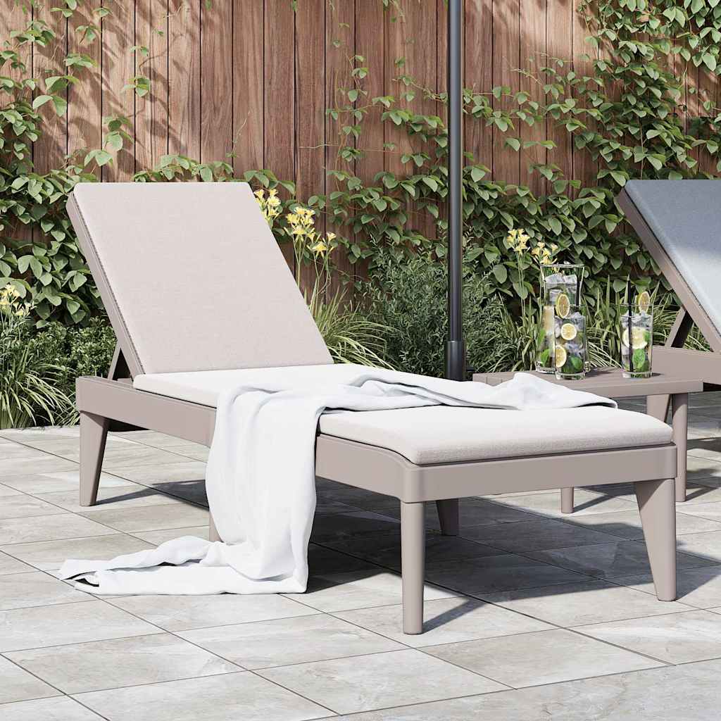 Sonnenliege Braun 186x60x29 cm PP