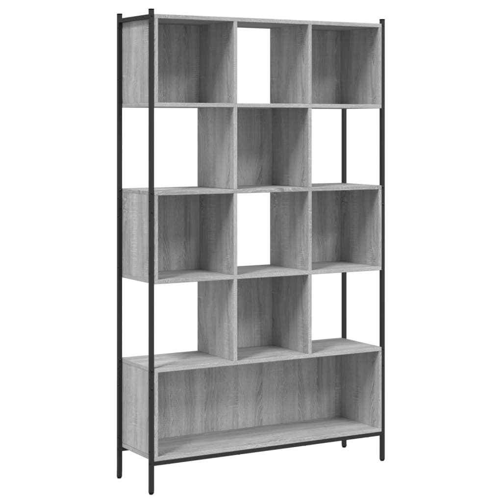 Bücherregal Räuchereiche 102x28x172 cm Holzwerkstoff