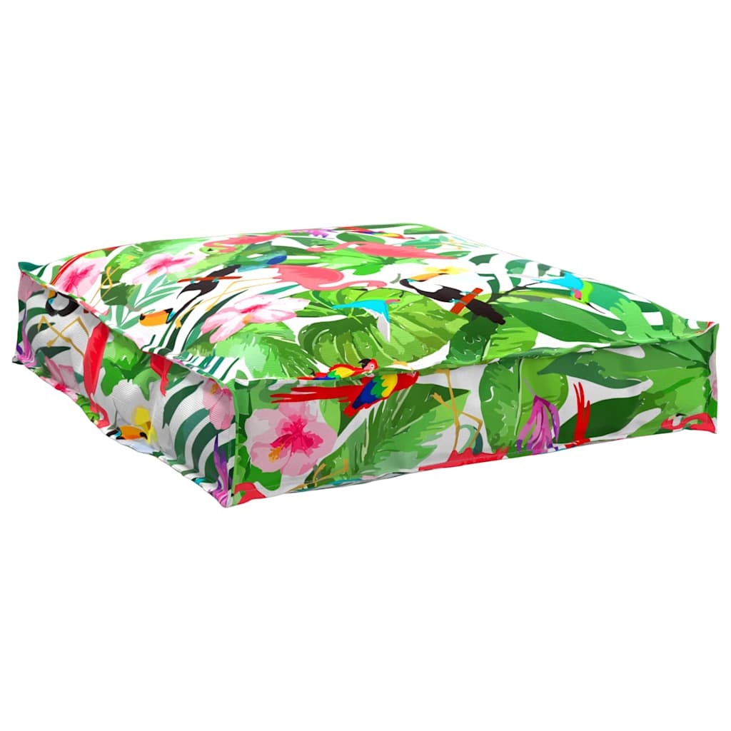 Kissen Anthrazit 70 x 70 x 12 cm Oxford-Stoff