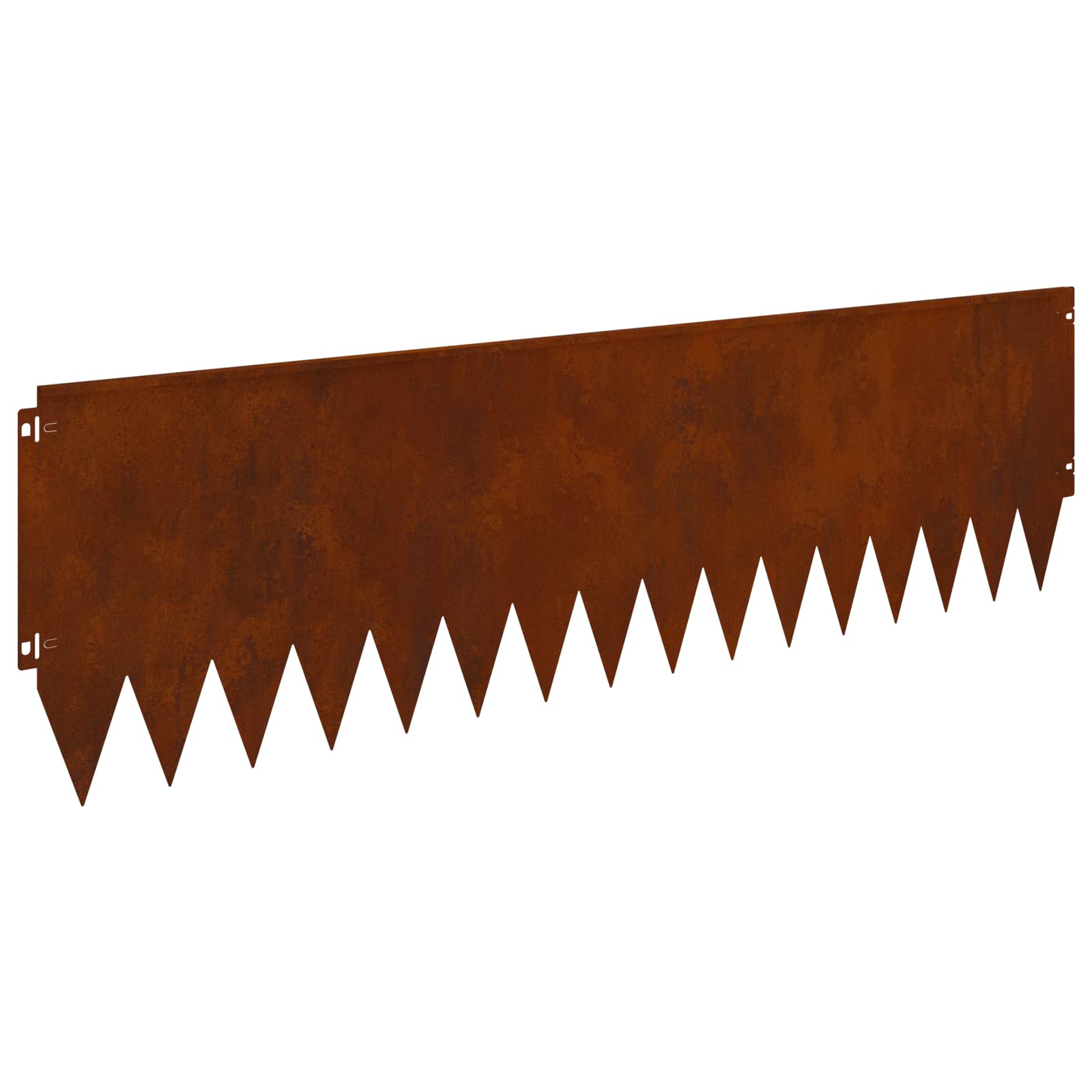 Raseneinfassung 10 pcs 103 x 10 cm Stahl Schwarz