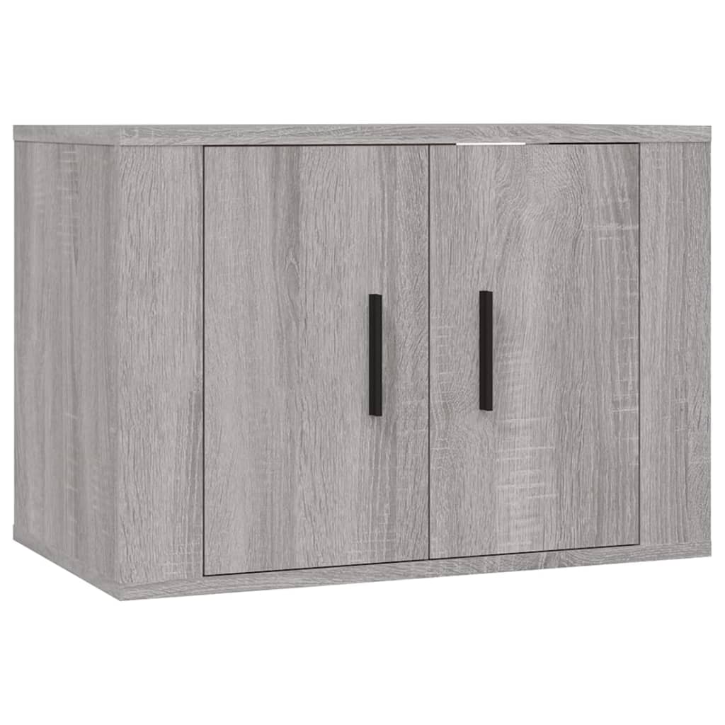 4-tlg. TV-Schrank-Set Weiß Holzwerkstoff