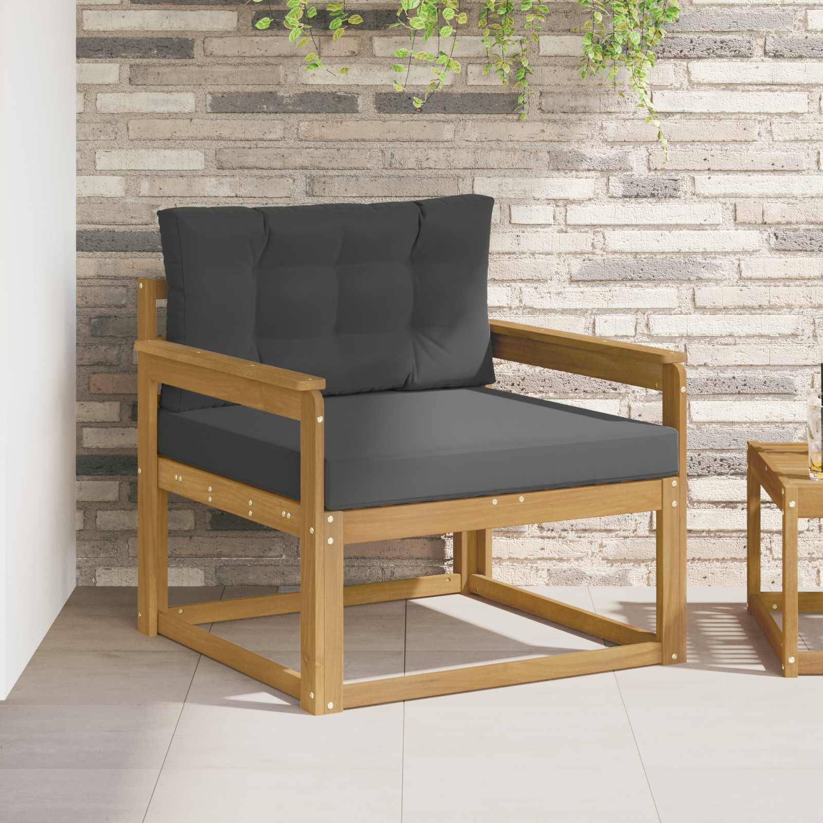 Outdoor Mittelsofa Natur
