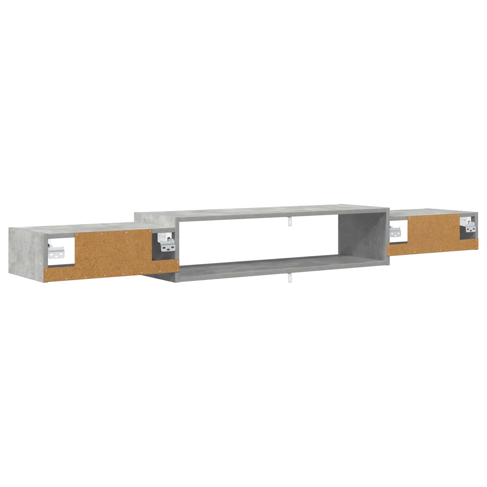 Wandmontierter TV-Schrank Wandhalterung Weiß 140 x 28 x 21 cm