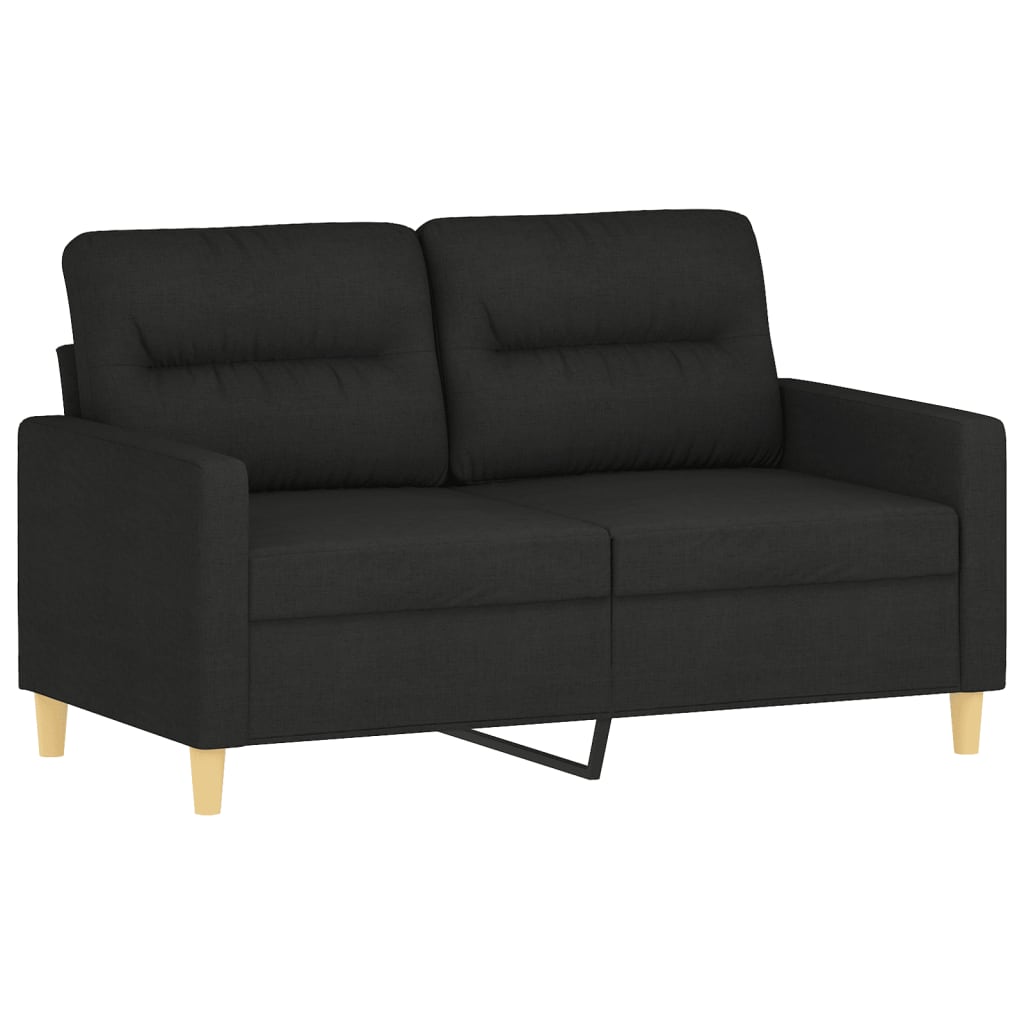 4-tlg. Sofagarnitur mit Kissen Taupe Stoff