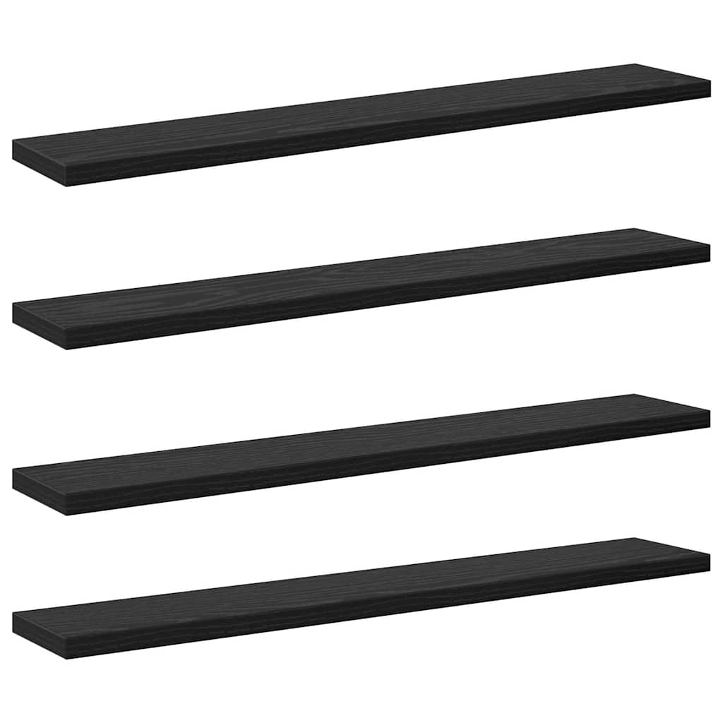 Bücherregal-Bretter 4 Stk. Weiß 40x10x1,5 cm Holzwerkstoff