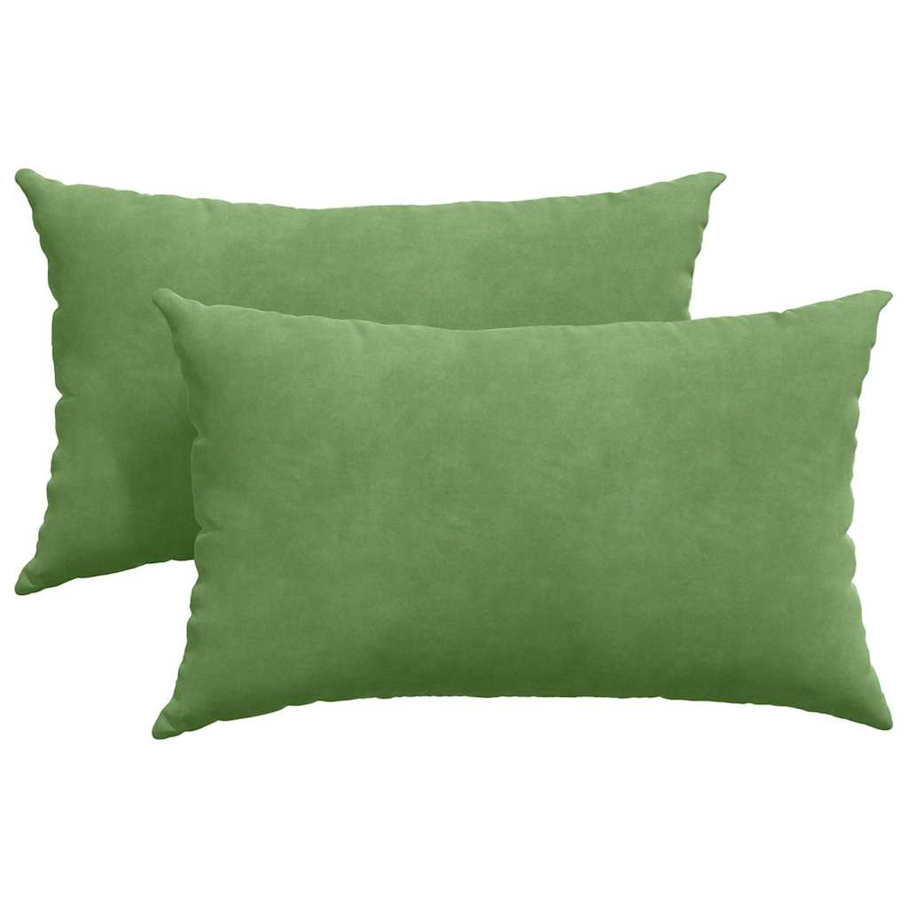 Sofakissen 2 Stück Blau 50 x 30 cm Cordstoff