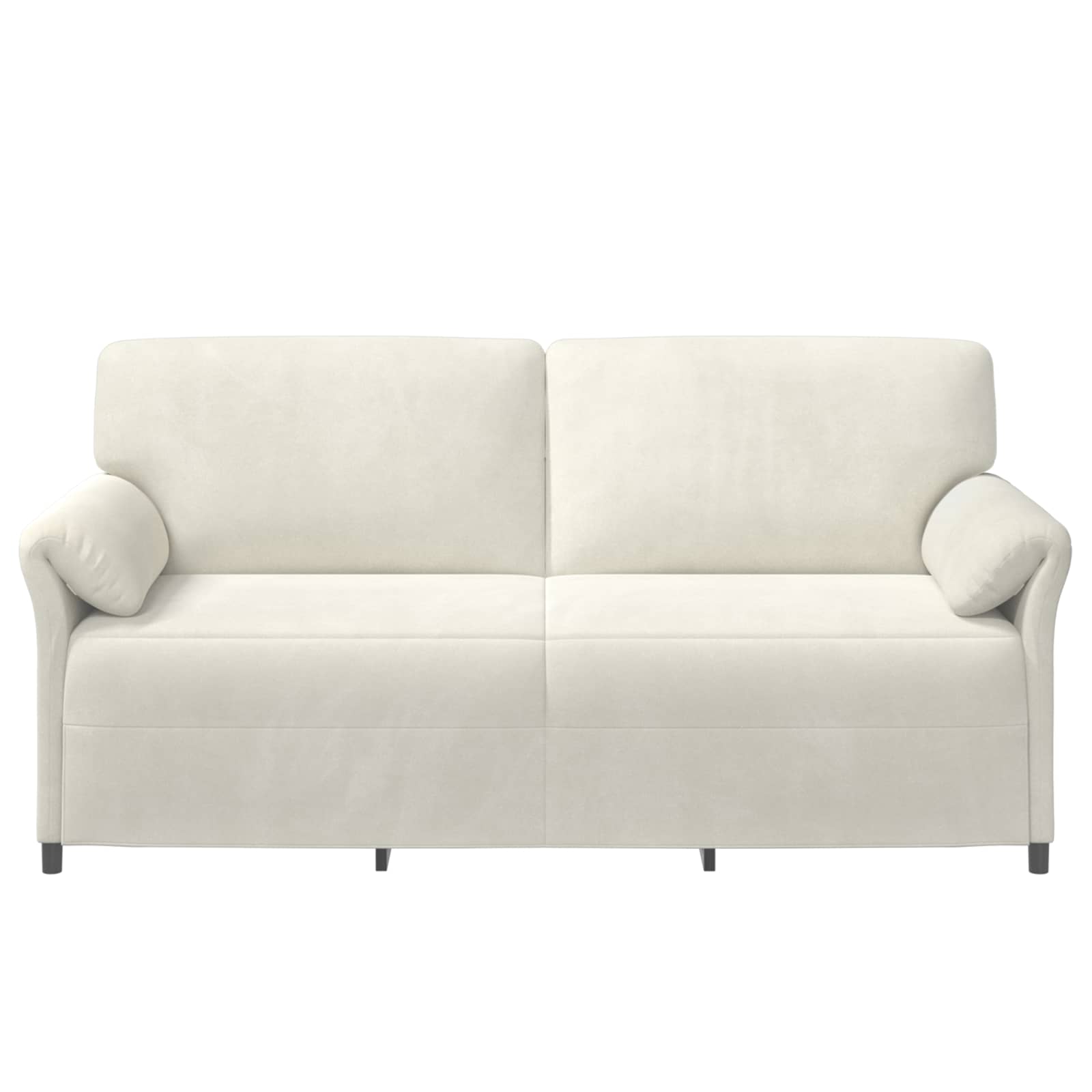 1-Sitzer Sofa Hellgrau 88 x 83 x 95 cm Samt