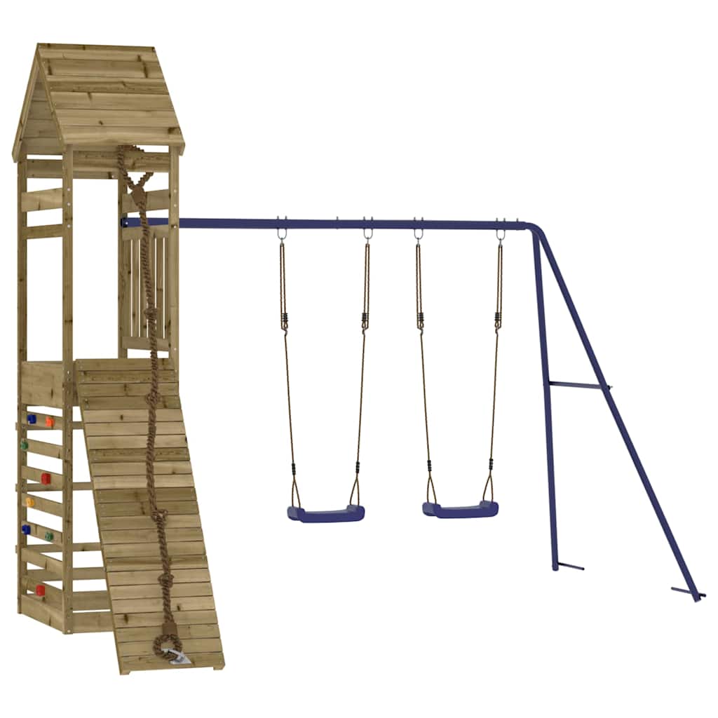 Spielturm Massivholz Kiefer