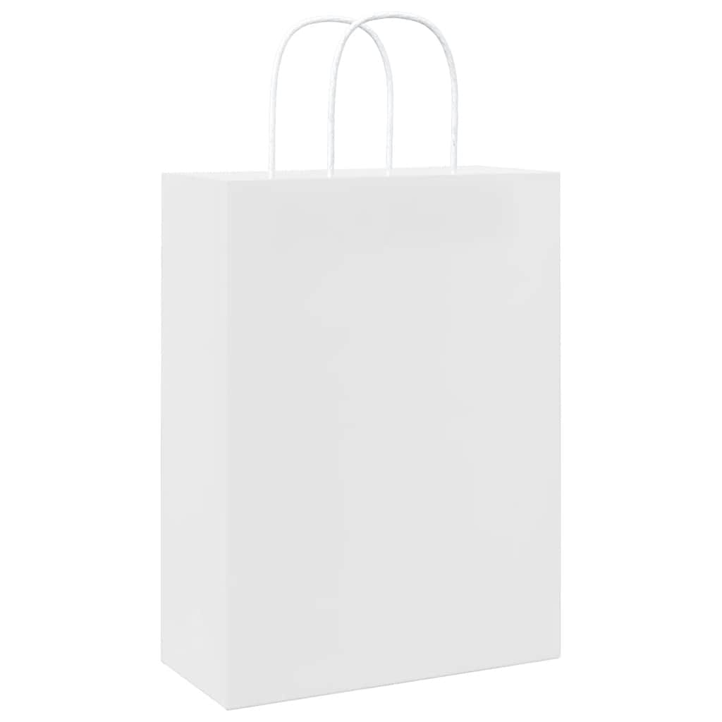 Papiertragetaschen 50 Stk. mit Henkeln Braun 21x11x36 cm