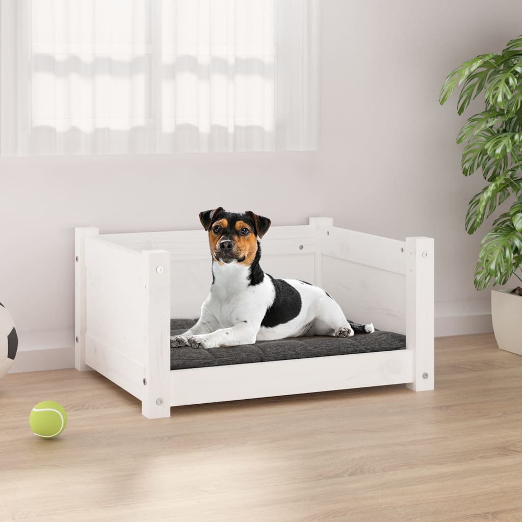 Hundebett 55,5 x 45,5 x 28 cm Massivholz Kiefer