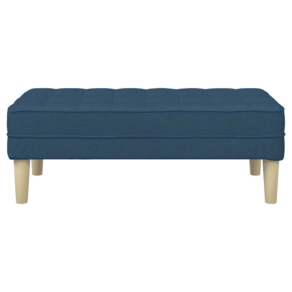 Bank mit Kissen Hellgrau 113 x 57 x 39 cm Stoff