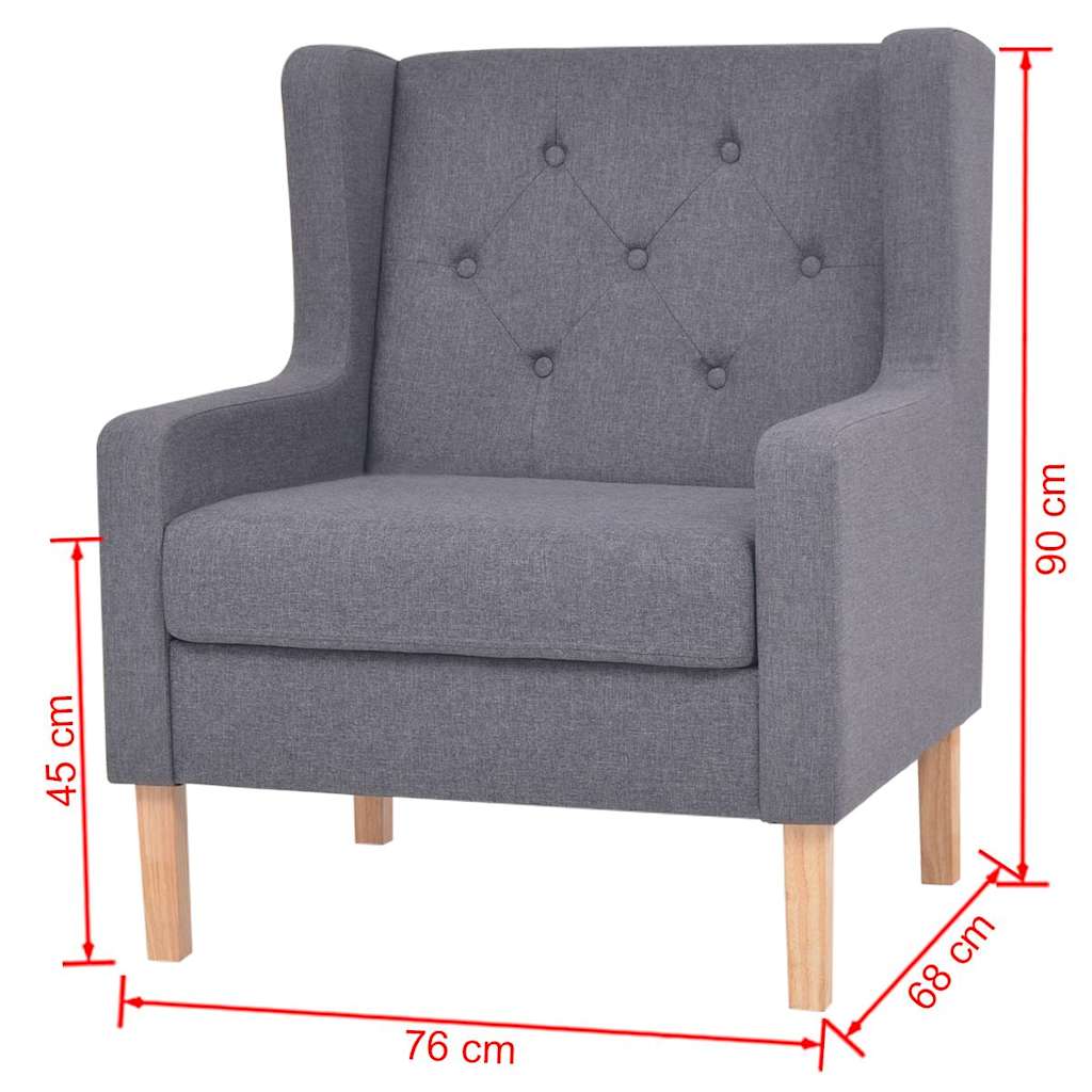 2-Sitzer Sofa Stoff Cremeweiß