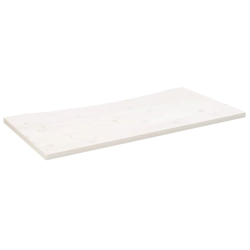 Schreibtischplatte 80x40x2,5 cm Massivholz Kiefer