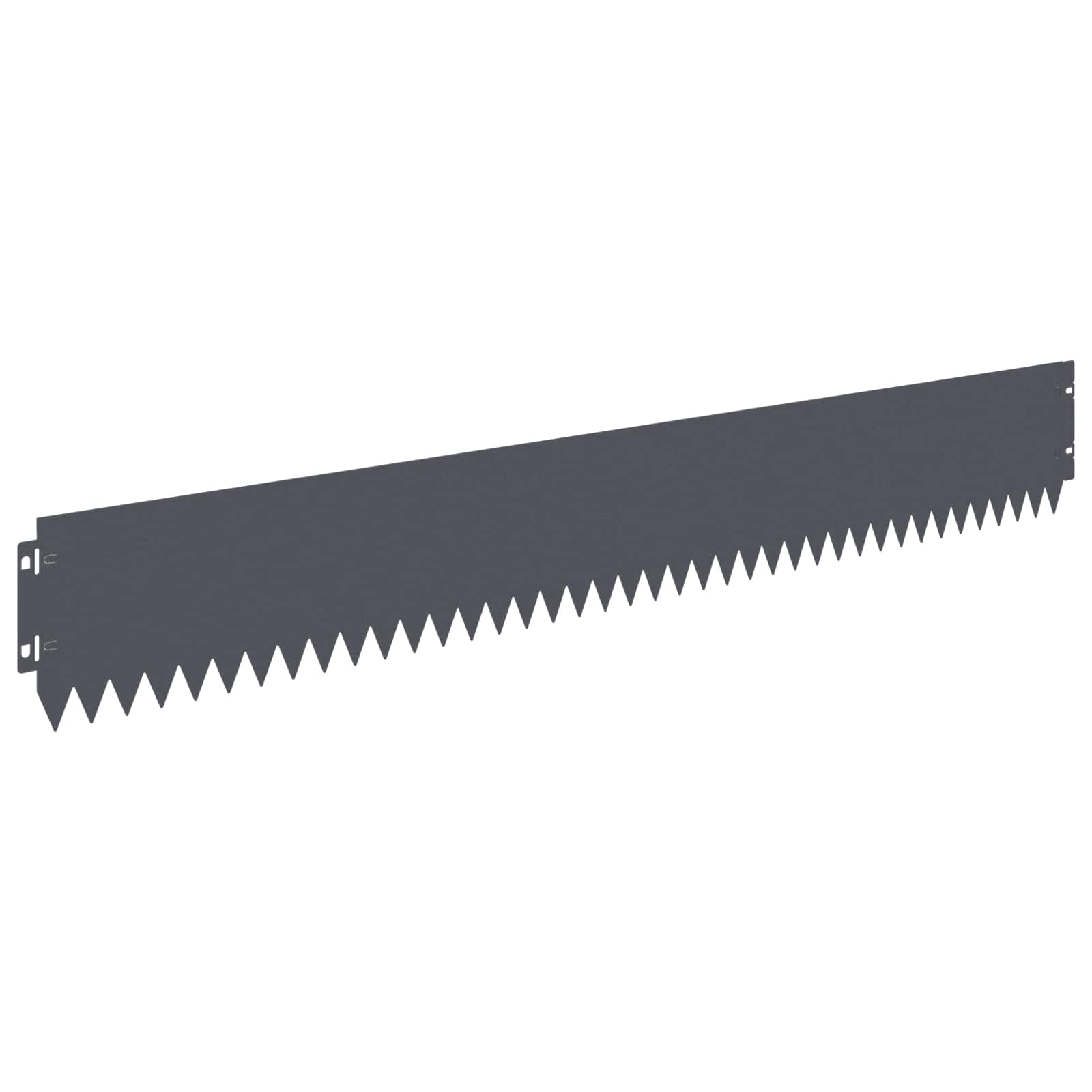 Raseneinfassung 10 pcs 103 x 10 cm Stahl Schwarz