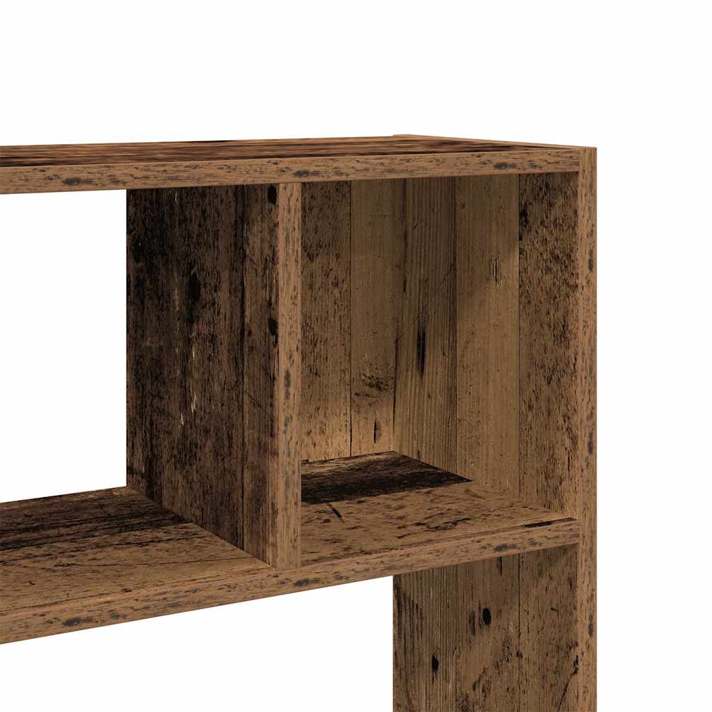 Bücherregal/Raumteiler Weiß 105x24x102 cm