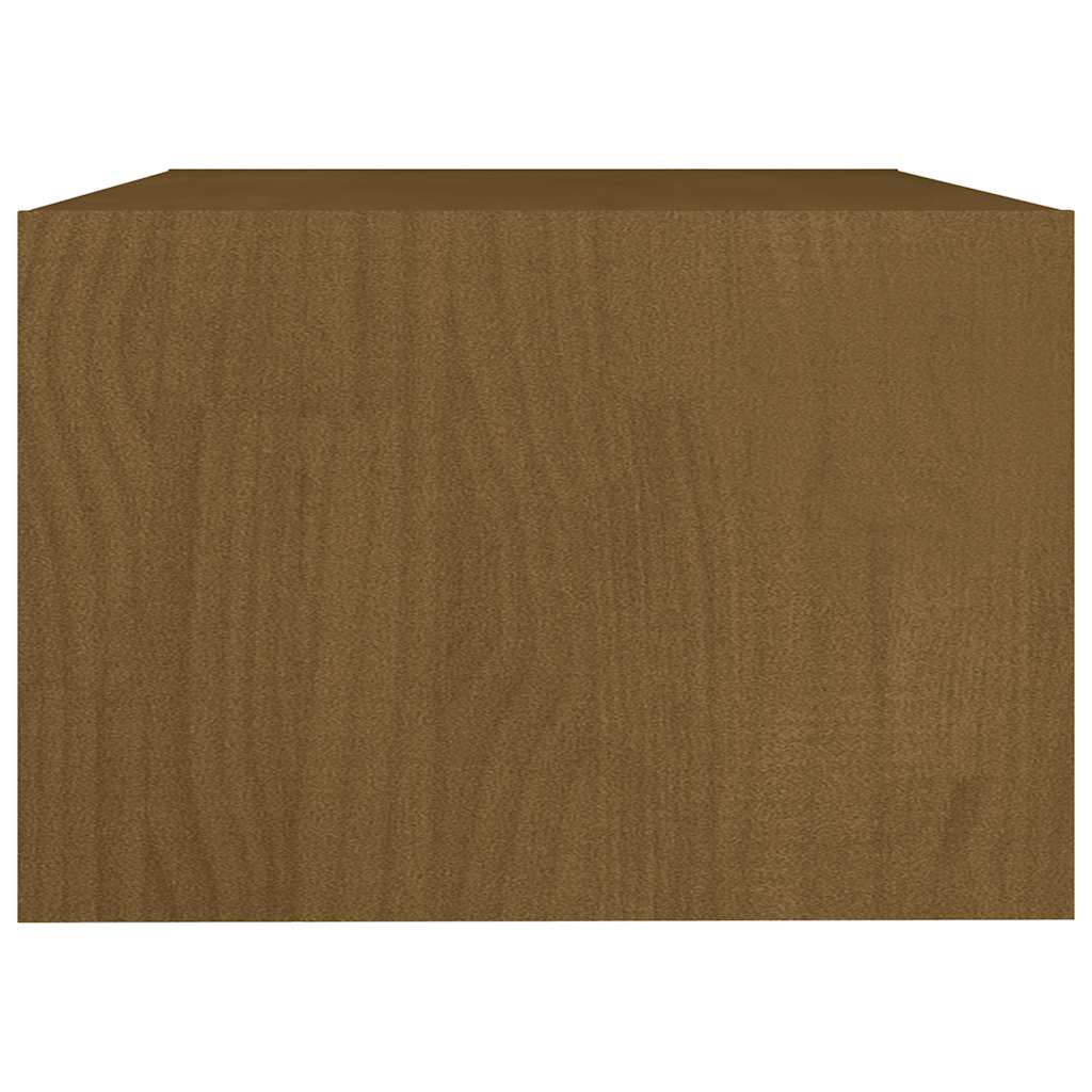 Couchtisch 75x50x33,5 cm Massivholz Kiefer