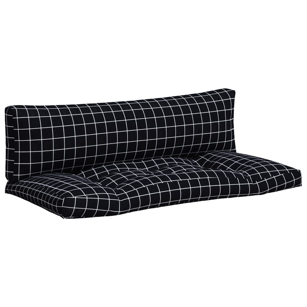 Palettenkissen Blau Weiß Gestreift 58x58x10 cm Oxford-Gewebe