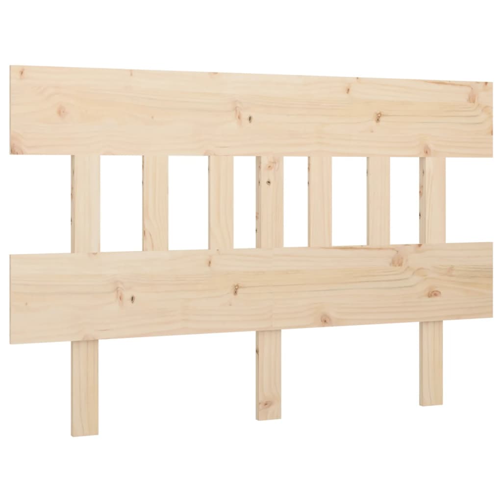 Bett-Kopfteil Schwarz 78,5x3x81 cm Massivholz Kiefer