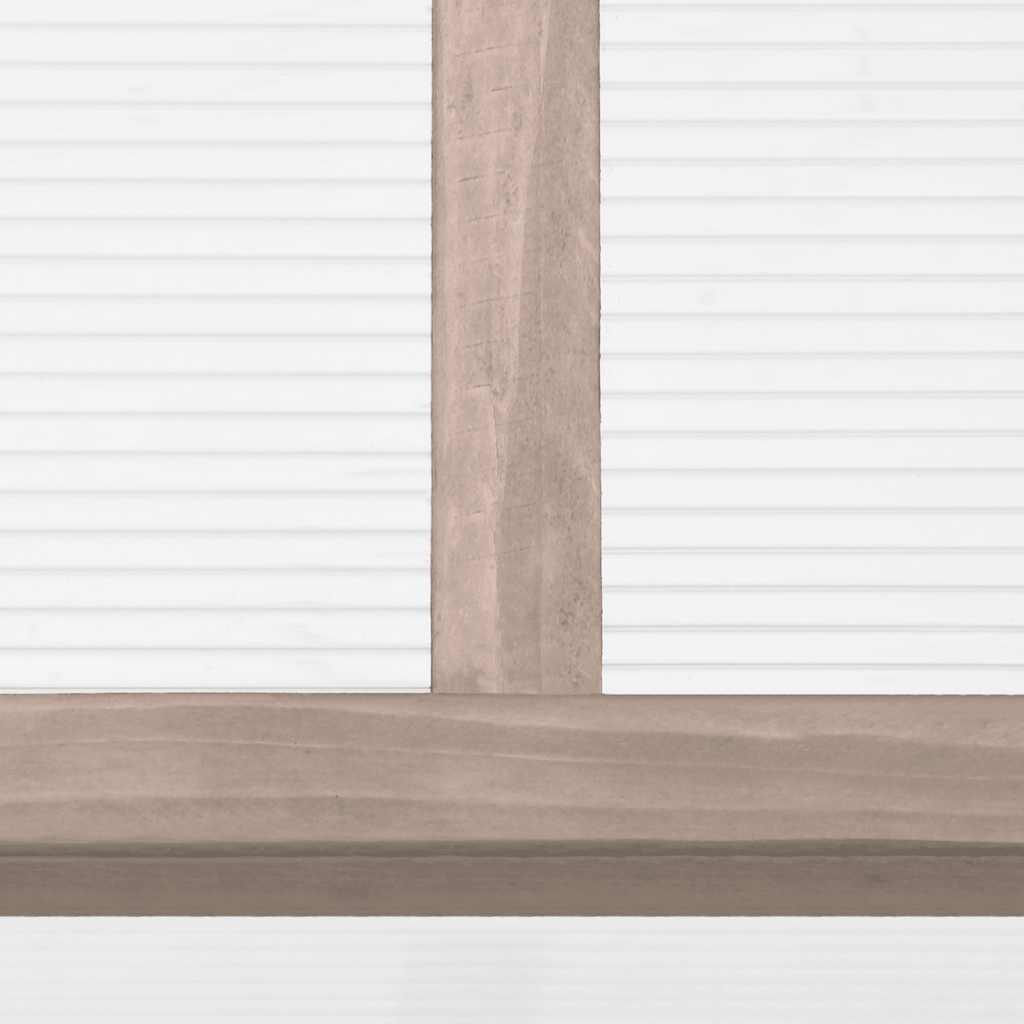 Gewächshaus Grau 110x56x39 cm Tannenholz