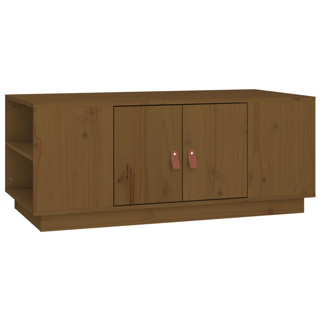 Couchtisch 100x50x41 cm Massivholz Kiefer