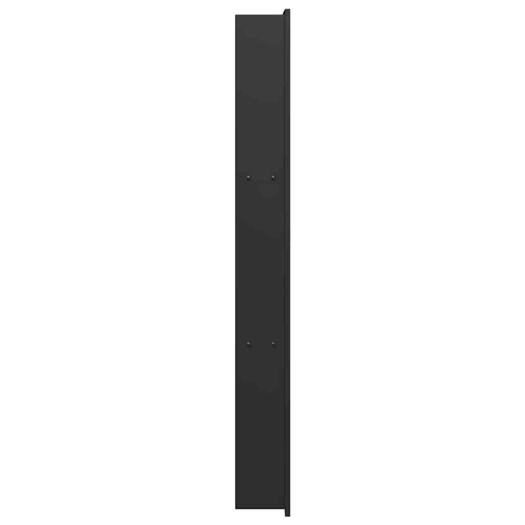 Duschnische Schwarz 60 x 20 x 9,5 cm Edelstahl