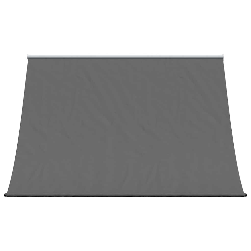 Markise Einziehbar Anthrazit 100x150 cm Stoff und Stahl