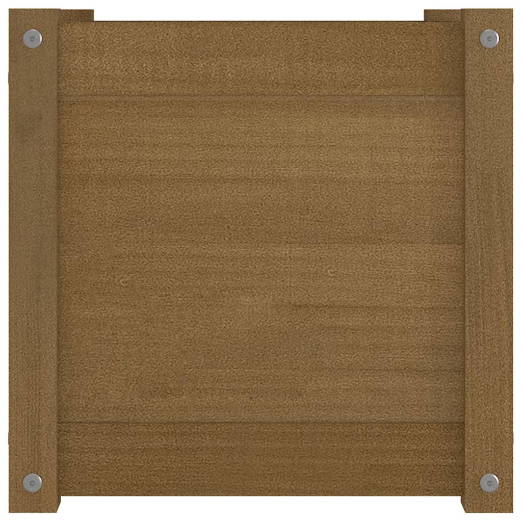 Pflanzkübel 2 Stk. 40x40x40 cm Massivholz Kiefer