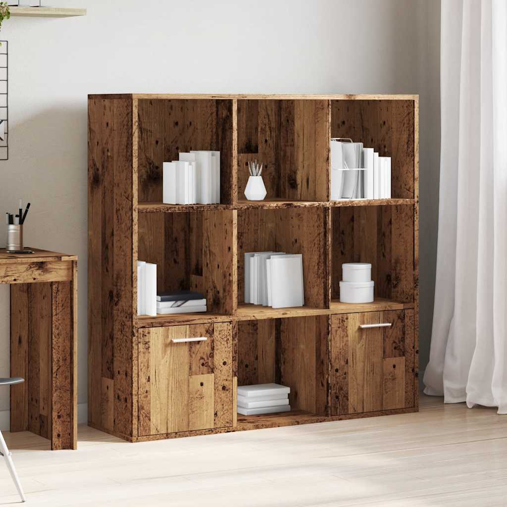 Bücherregal Weiß 98x30x98 cm Holzwerkstoff
