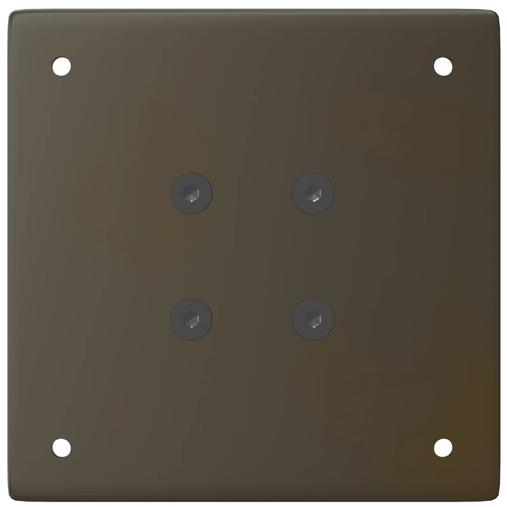 Bartischbeine 4 Stk. Schwarz 100-102 cm Stahl