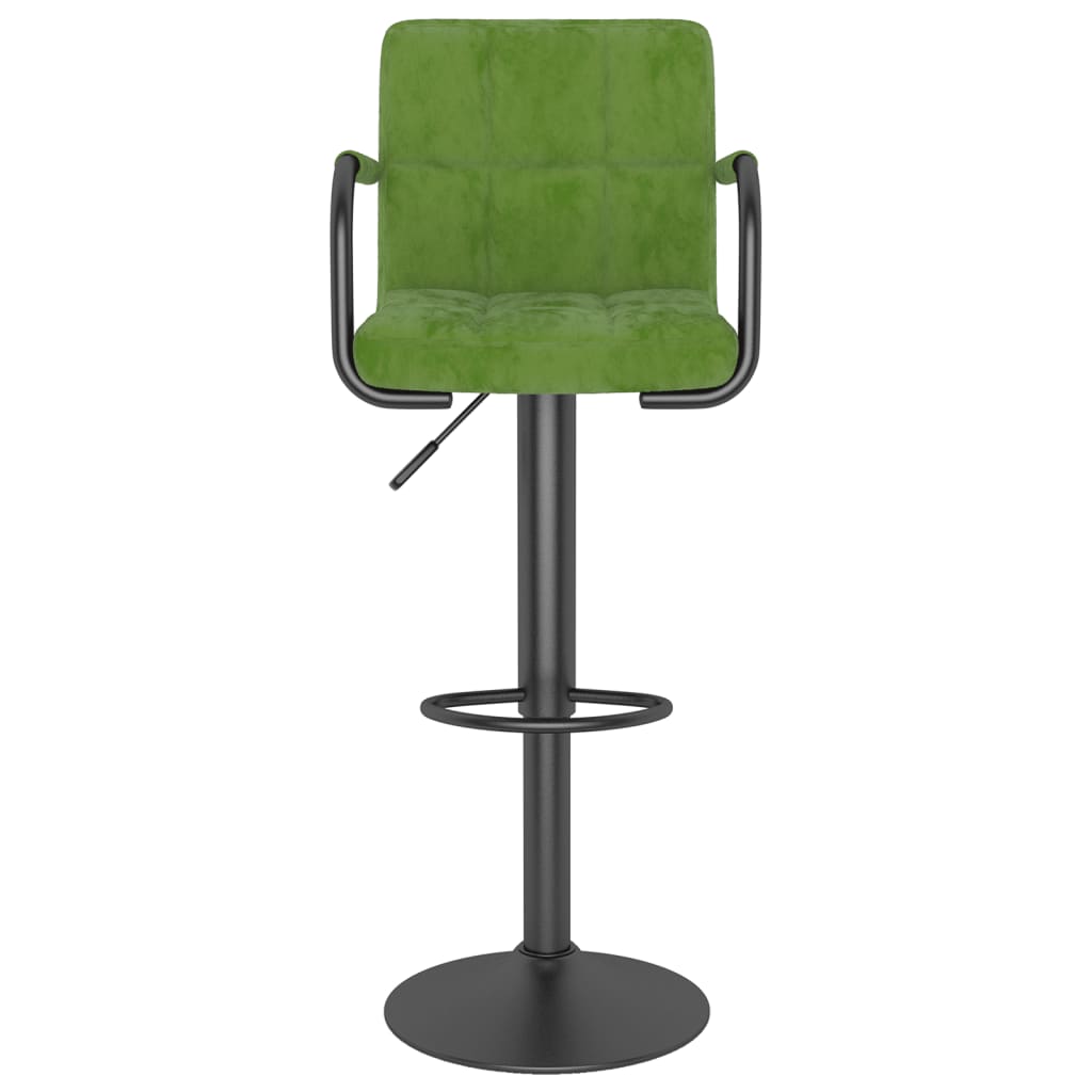 Barhocker 2 Stk. Blau Samt