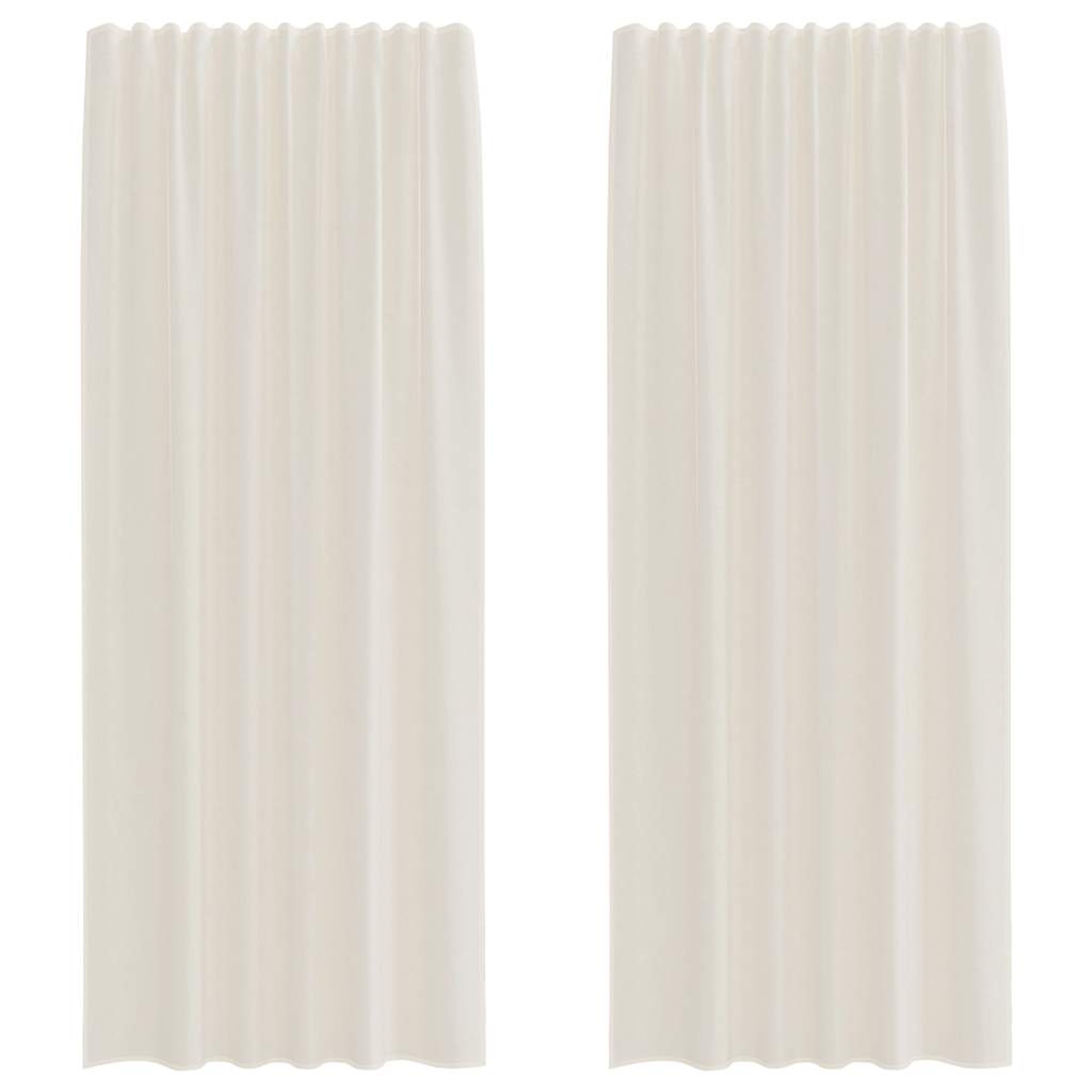 Voile Vorhänge mit Ösen 2 Stk. Apfelgrün 140x140 cm