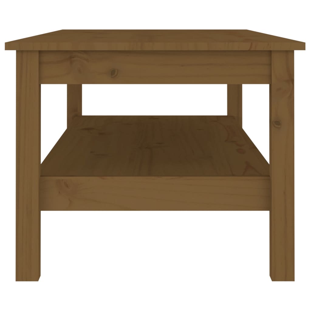 Couchtisch 45 x 45 x 40 cm Massivholz Kiefer