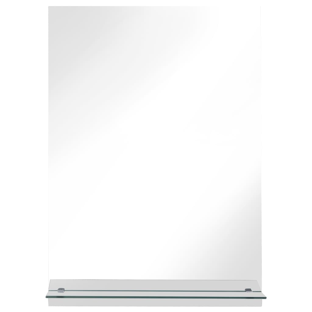 Wandspiegel mit Regal 20×40 cm Hartglas