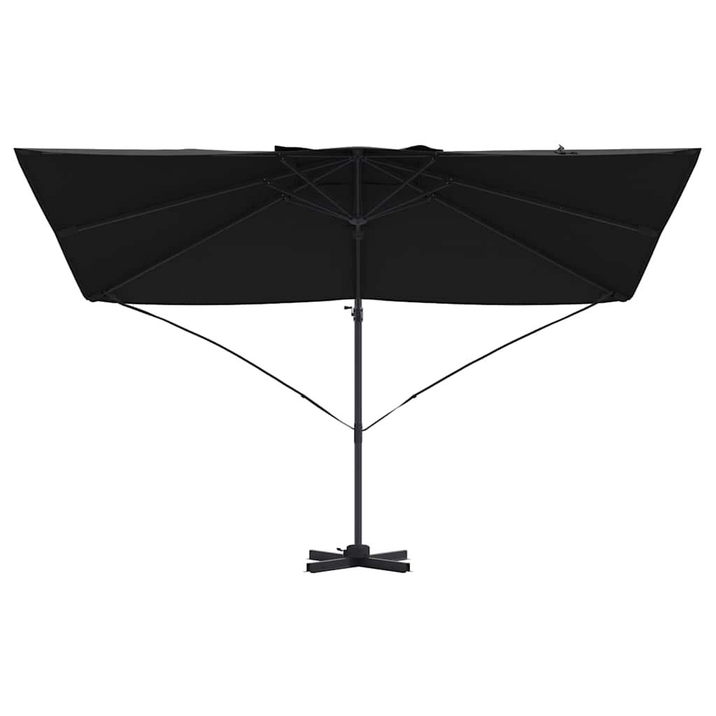 Sonnenschirm Sand 351 x 250 x 260 cm Polyester und Aluminium