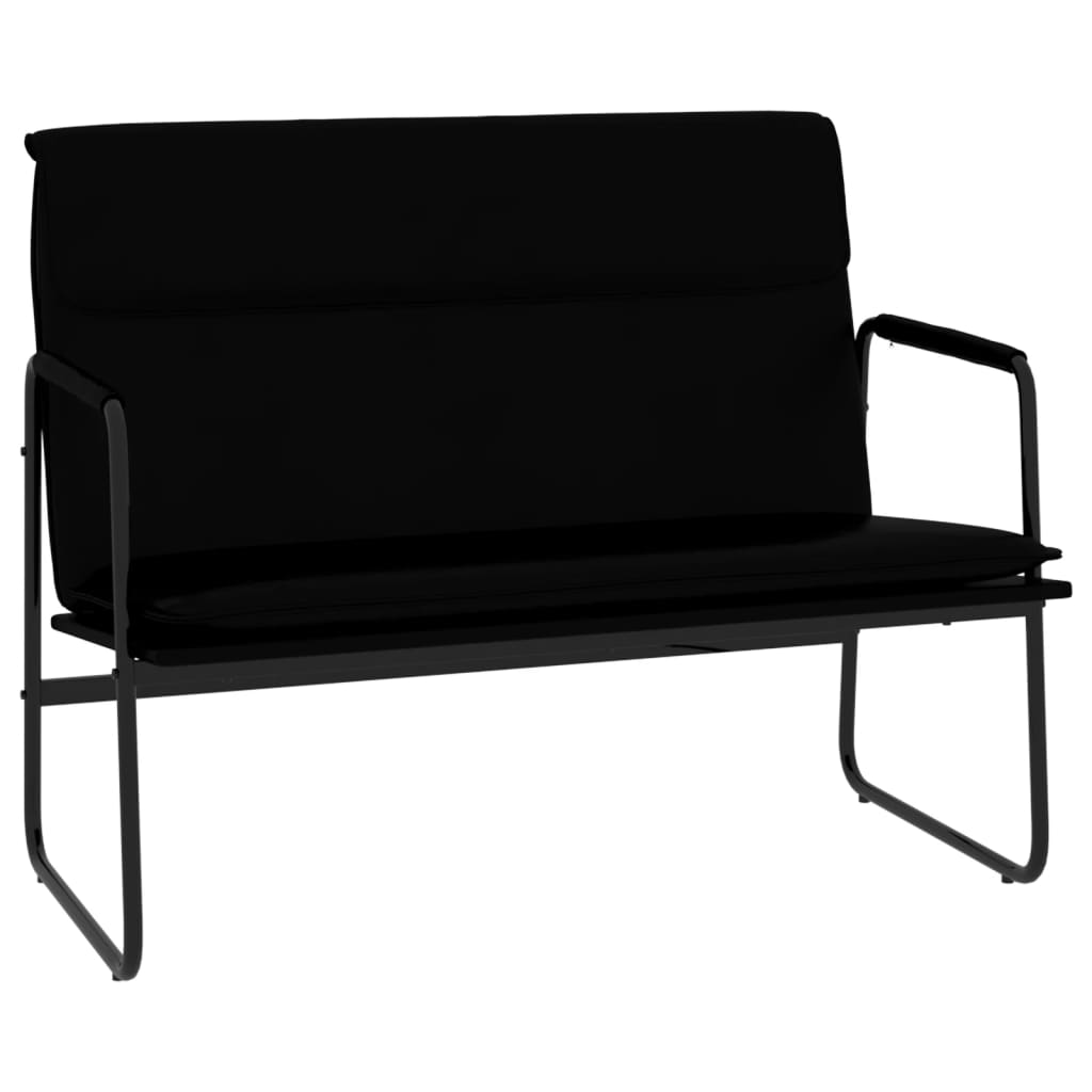 Sitzbank Grau 100x64x80 cm Kunstleder
