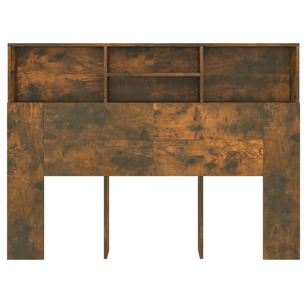 Bett-Kopfteil mit Ablagen Weiß 100x19x103,5 cm