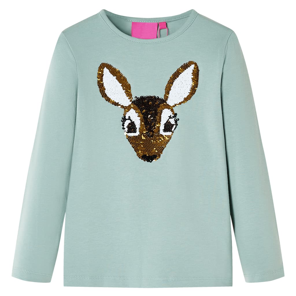 Kinder-Langarmshirt Himbeerrosa 92