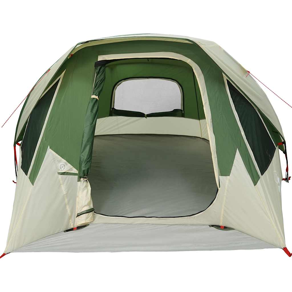 Campingzelt 4 Personen Grün Wasserdicht