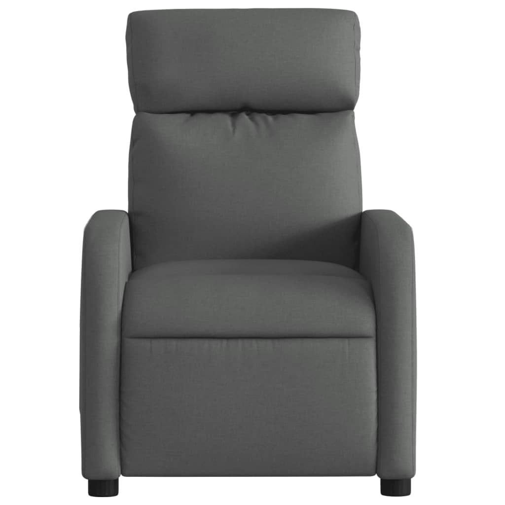 Massage-Relaxsessel Hellgrau Stoff
